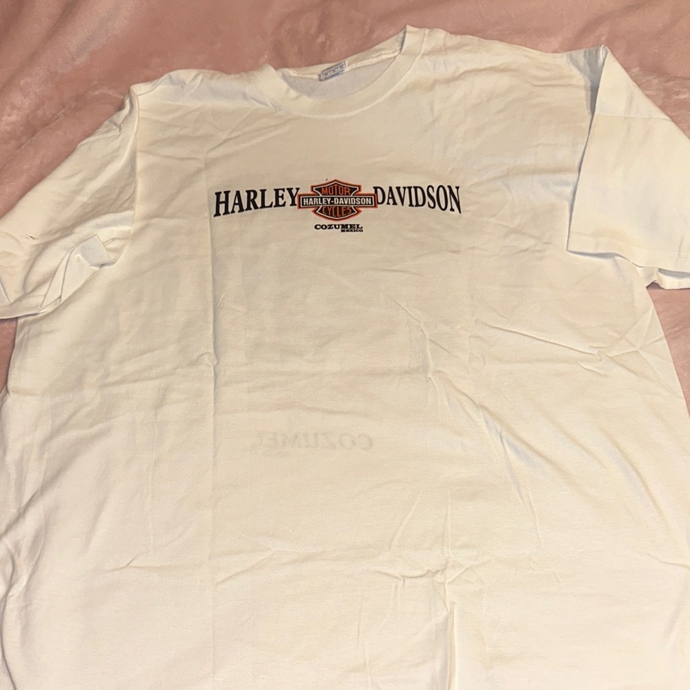Harley-Davidson White Short Sleeve Tee